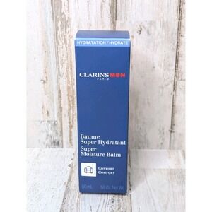 NEW CLARINS MEN Super Moisture Balm | 1.6 Ounces 50ml